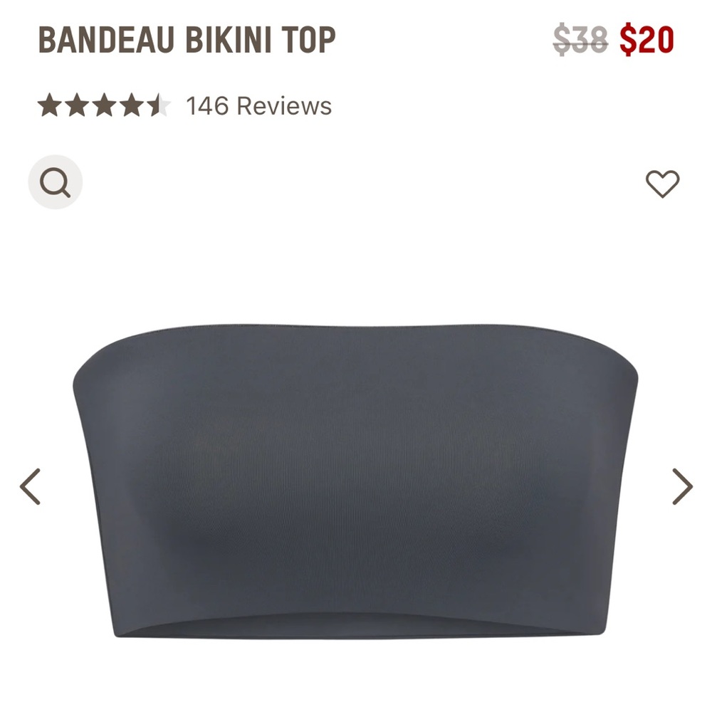 Skims swim bandeau top